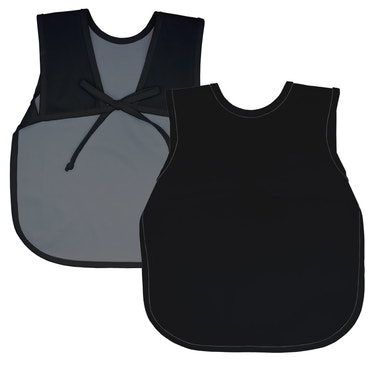 Solid Black Minimalist Bapron