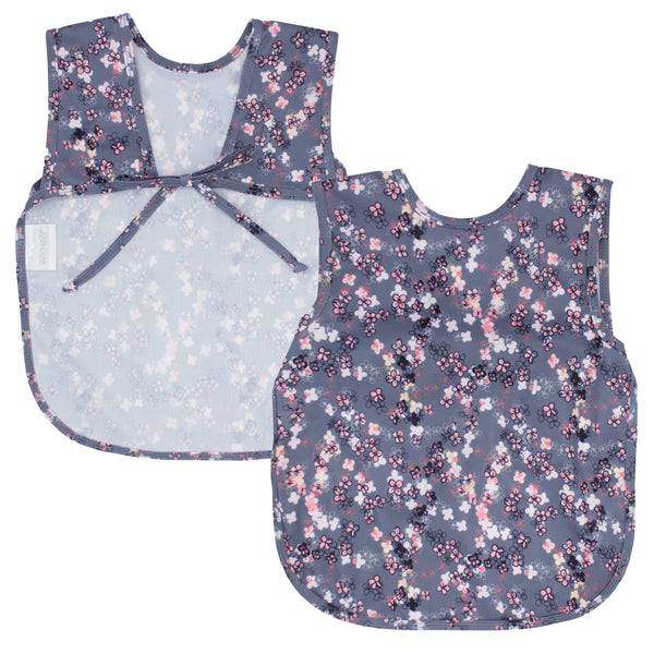 Ditsy Floral Bapron for babies, featuring a cute floral design and practical, stylish coverage for mealtime.
