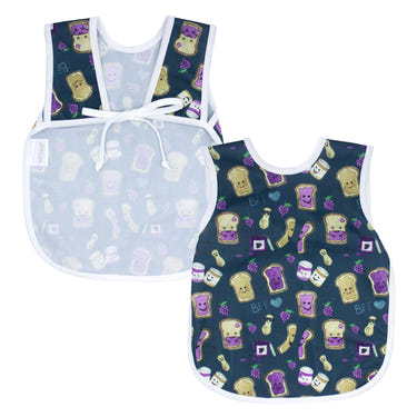 PBJ Pals Bapron for babies, featuring a colorful design and practical, mess-free coverage for mealtime.