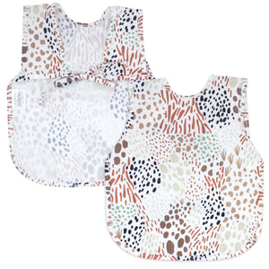 Wild Bapron for babies: stylish, functional bib apron for mess-free mealtime fun.