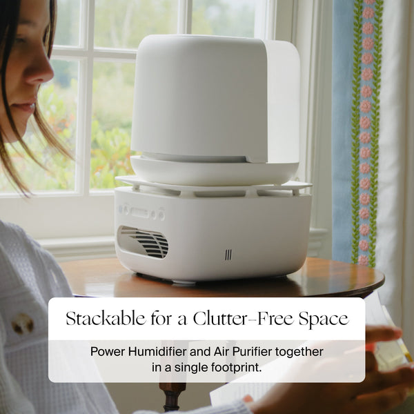 Canopy Bedside Air Purifier HEPA-13, Space-Saving Design