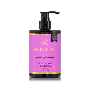 French Lavender Hand & Body Wash Refill - soothing, natural formula for gentle cleansing and hydration.