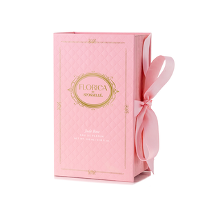 Jude Rose Eau de Parfum by Florica for babies, showcasing a delicate fragrance bottle from angle 3.