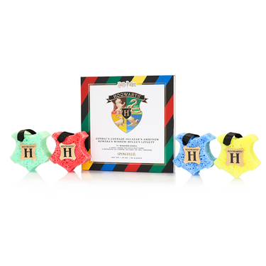 Hogwarts™ Gift Set: Harry Potter™ Body Wash Infused Buffer for magical bath time fun.