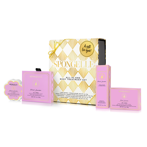 French Lavender Daisy Gift Set - soothing body care essentials for babies in a charming presentation.