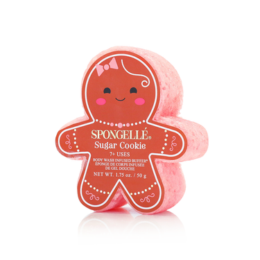 Sugar Cookie Holiday Gingerbread Body Wash Infused Buffer for a festive and gentle cleansing experience.