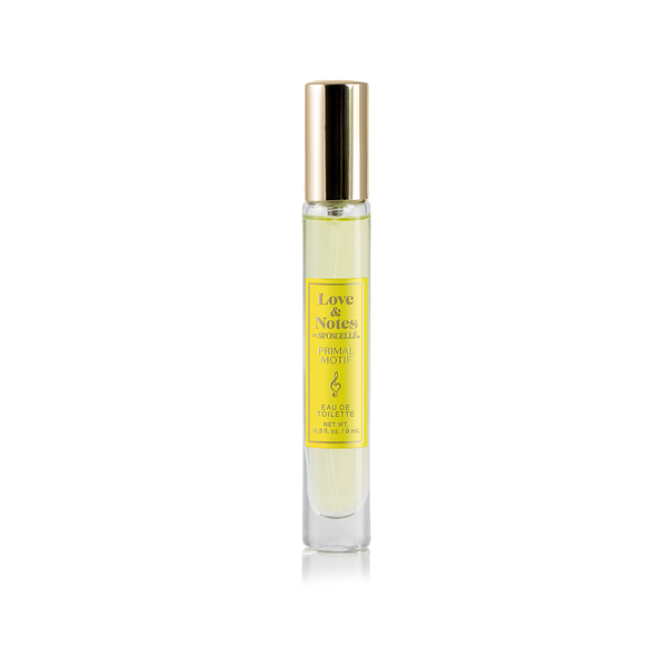 Primal Motif Love & Notes Eau de Toilette for babies, showcasing a charming bottle at angle 4.
