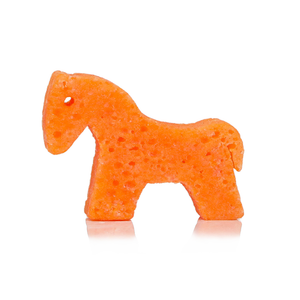 Henry Horse Body Wash Infused Buffer for babies, featuring a cute farm animal design at angle 5.