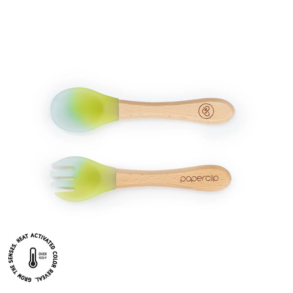 Color Changing Spoon & Spork Set