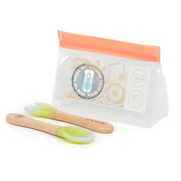 Color Changing Spoon & Spork Set