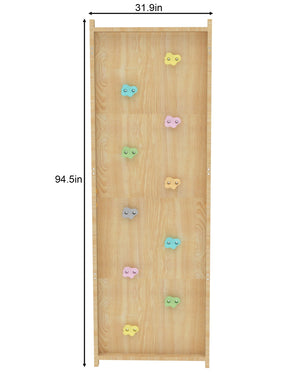 Add-On Rock Wall Panel for 95" Modular Walnut