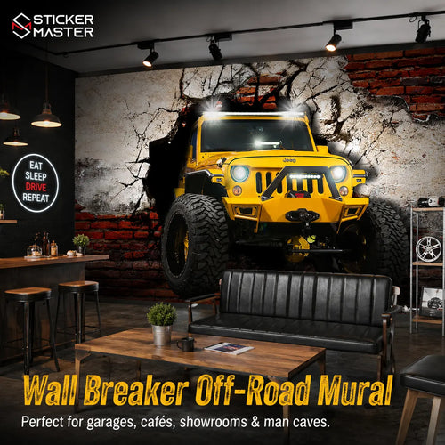Wall Breaker Off-Road Mural | Garage Wallpaper