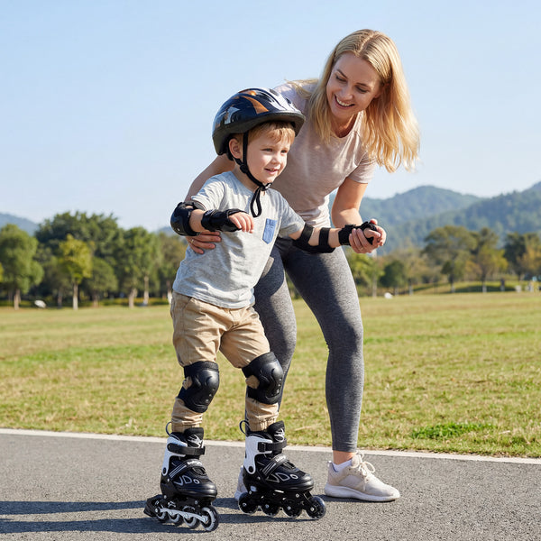 Adjustable Kids' Incline Skates for Boys Girls Ages 5-14 for Kids - Outdoor Play