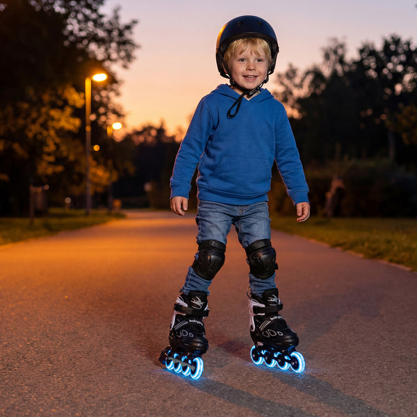 Adjustable Kids' Incline Skates for Boys Girls Ages 5-14 for Kids - Outdoor Play