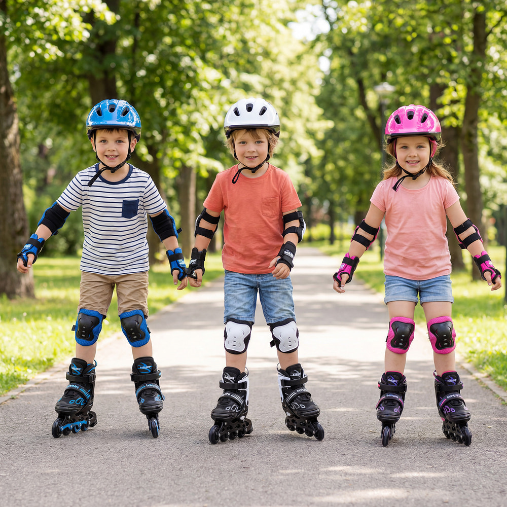 Adjustable Kids' Incline Skates for Boys Girls Ages 5-14 for Kids - Outdoor Play