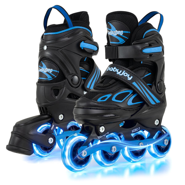Adjustable Kids' Incline Skates for Boys Girls Ages 5-14 for Kids - Outdoor Play