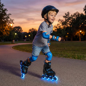 Adjustable Kids' Incline Skates for Boys Girls Ages 5-14 for Kids - Outdoor Play