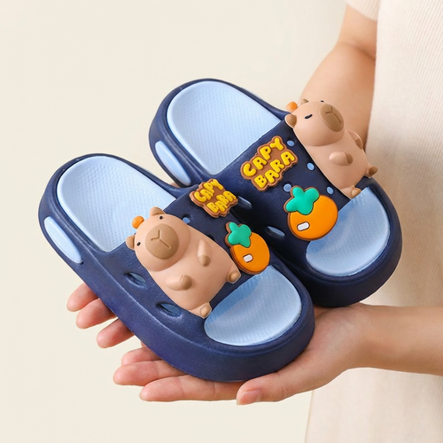 Capybara Kids Slippers – Soft & Non-Slip (Ages 2–9)