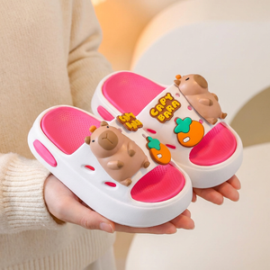 Capybara Kids Slippers – Soft & Non-Slip (Ages 2–9)