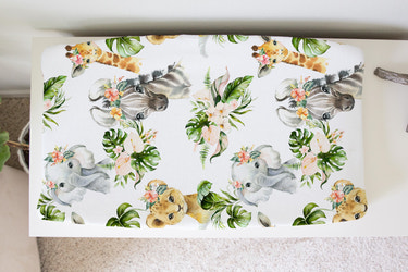 Changing Pad Cover- Africa Animals - MOOGCO Baby