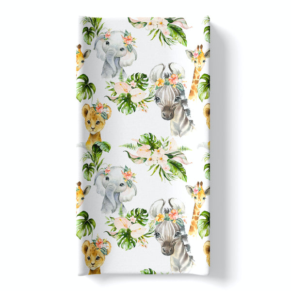 Changing Pad Cover- Africa Animals