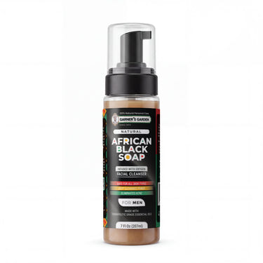 Garner's Garden African Black Soap Foaming Facial Cleanser H2O2