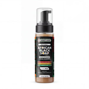 Garner's Garden African Black Soap Foaming Facial Cleanser H2O2
