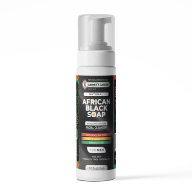 Garner's Garden African Black Soap Foaming Facial Cleanser H2O2
