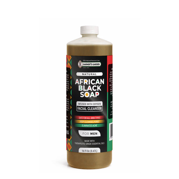 Garner's Garden African Black Soap Foaming Facial Cleanser H2O2