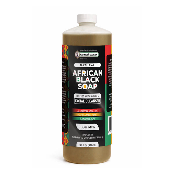 Garner's Garden African Black Soap Foaming Facial Cleanser H2O2