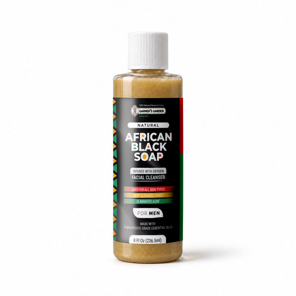 Garner's Garden African Black Soap Foaming Facial Cleanser H2O2