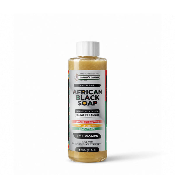 Garner's Garden African Black Soap Foaming Facial Cleanser H2O2
