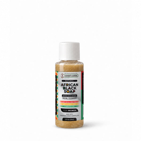 Garner's Garden African Black Soap Foaming Facial Cleanser H2O2