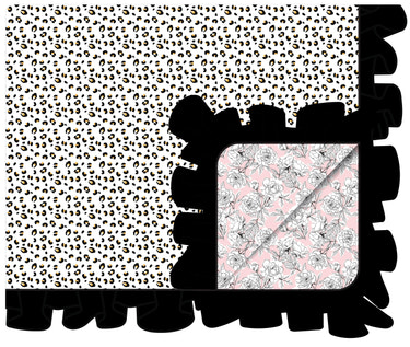 Allie Bamboo Ruffle Stroller Blanket - MOOGCO Baby