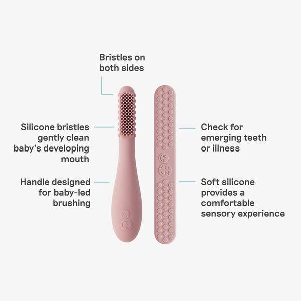 Baby-Led™ Toothbrush + Tongue Depressor