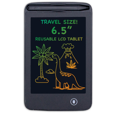 Eco-Friendly Reusable Writing Tablet 6.5 LCD Screen With Drawing Pen and Locking Switch