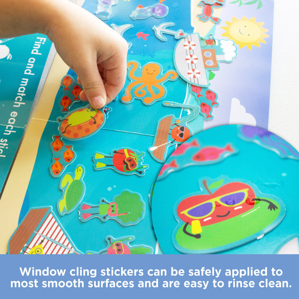 Avi's Adventures Under The Sea Reusable Sticker Book + Marker Set (ages 3+)