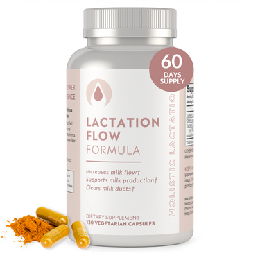 Lactation Flow Formula supplement for breastfeeding support, promoting healthy milk production for new mothers.