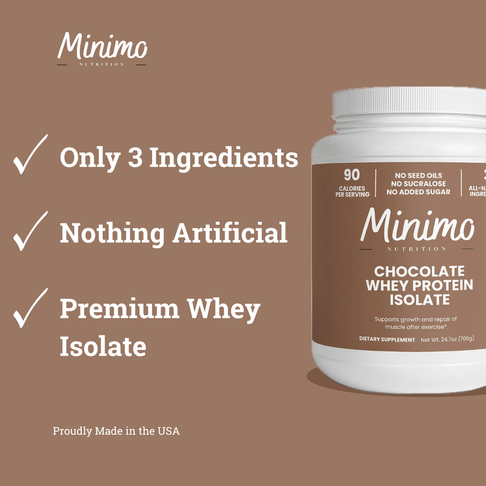 Chocolate Whey Isolate Protein Powder, 1.54 lbs - high-quality protein for muscle support and recovery.