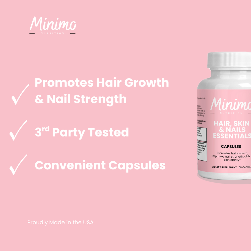 Hair, Skin and Nails Essentials vitamins for babies, 60 count, promoting healthy growth and development.