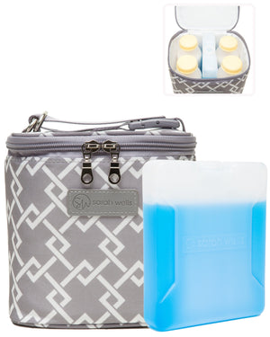 Sarah Wells Cold Gold Breastmilk Cooler – Insulated Milk Storage & Ice Pack – Machine Washable for Moms