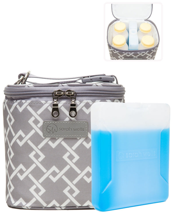 Sarah Wells Cold Gold Breastmilk Cooler – Insulated Milk Storage & Ice Pack – Machine Washable for Moms