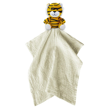 Me Lovey™ Tiger Lovey Security Blanket - Soft, cuddly comfort for babies and toddlers. Perfect for snuggles and security.