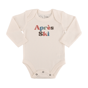 long sleeve graphic bodysuit | apres ski