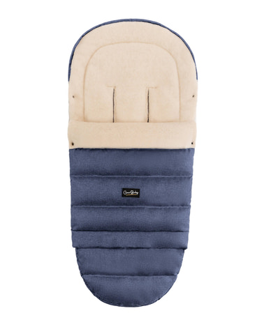 Navy Arctic Organic Wool Adjustable Footmuff