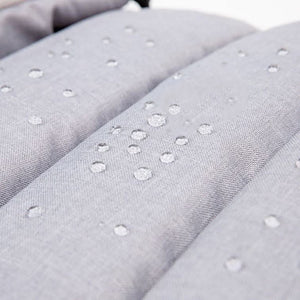 Black Arctic Organic Wool Adjustable Footmuff