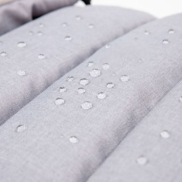 Gray Arctic Organic Wool Adjustable Footmuff