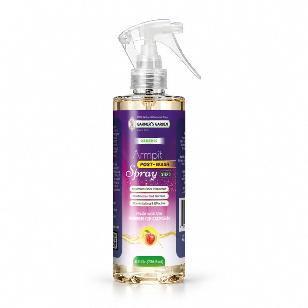 Garner's Garden Armpit Post Wash Spray Organic ACV Prep