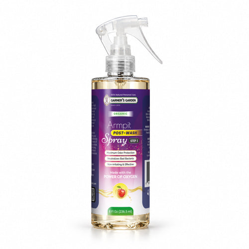 Garner's Garden Armpit Post Wash Spray Organic ACV Prep