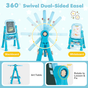 Art Easel for Kids with Adjustable Height